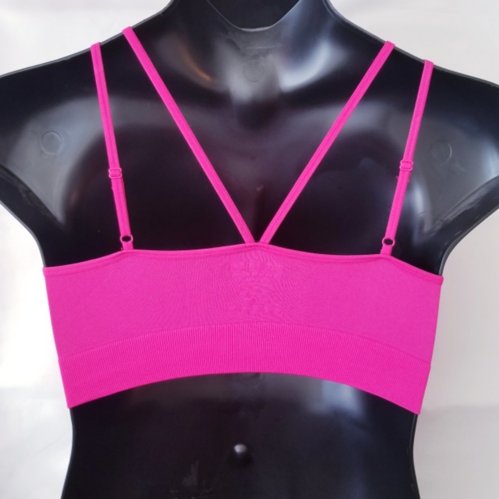 NWOT Seamless Criss Cross Bralette - Picture 2 of 2